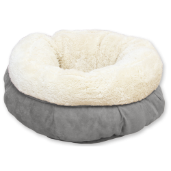 AFP Lambswool - Donut Bed Grijs