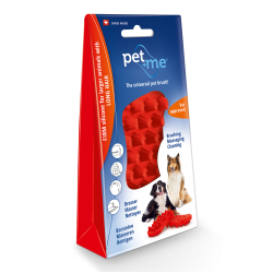 Pet+Me Dog Hair Brush Lang haar Rood