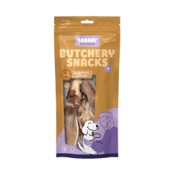 Braaaf Butchery Snacks Konijnenoren met haar 80 g