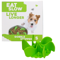 Eat Slow Live Longer Gobble Stopper Groen S