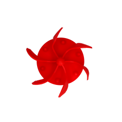 Eat Slow Live Longer Gobble Stopper Rood L