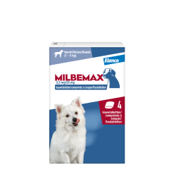 Milbemax Kauwtabletten Hond Klein Chewy <5kg 4 tabl.