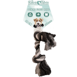 Floss Toss Dental Rope 2 Knot - 30 cm